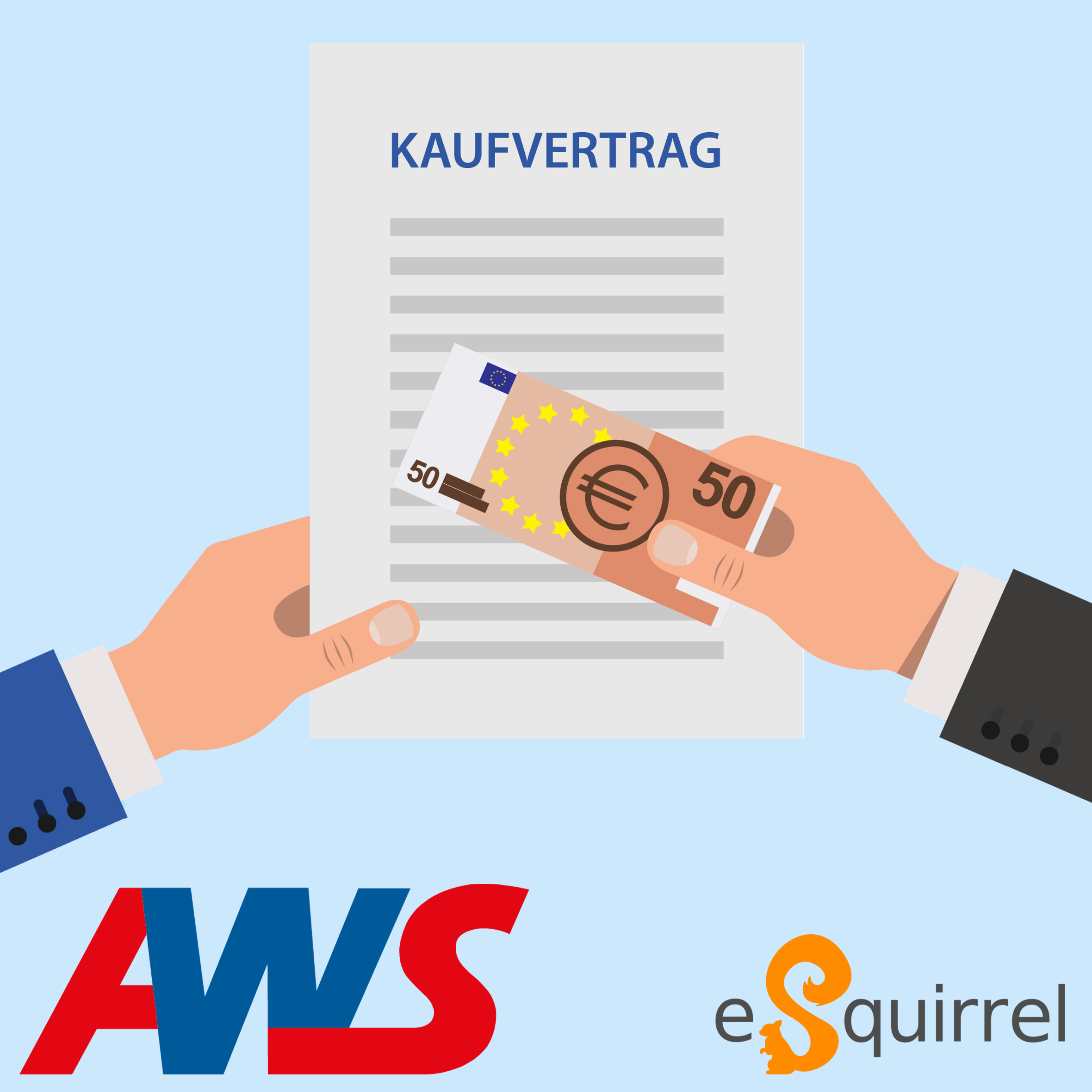 Logo Kaufvertrag AWS eSquirrel